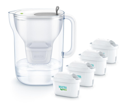 Brita Dzbanek filtrujący STYLE XL 3,6L szary + 4 wkłady MAXTRA PRO